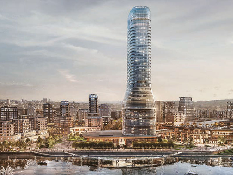 Kula Beograd i The Residences at the St. Regis Belgrade